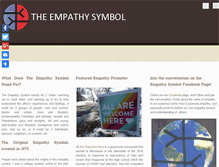 Tablet Screenshot of empathysymbol.com